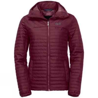 Chaquetas Jack Wolfskin Clarenville Mujer Rojas - Chile RME674158